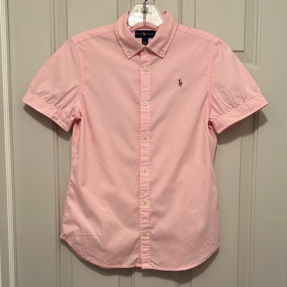 Ralph Lauren Pink Casual Button Down Shirt